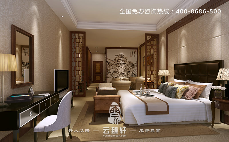 極簡(jiǎn)中式臥室裝修效果圖
