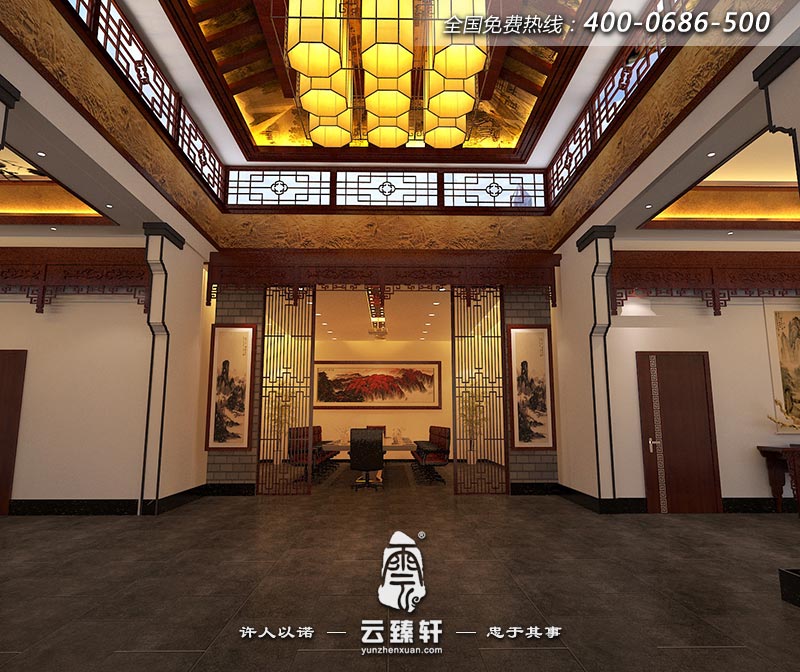 四合院會所室內(nèi)裝修圖片