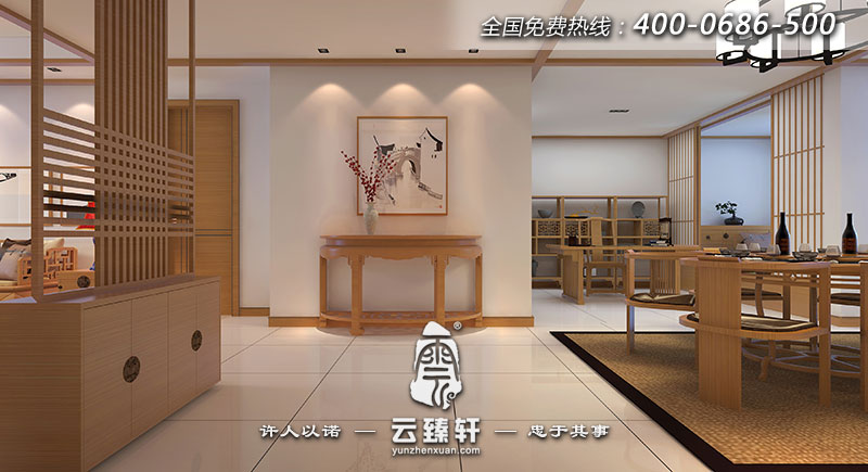 佛山130平米家居簡(jiǎn)中式裝修風(fēng)格