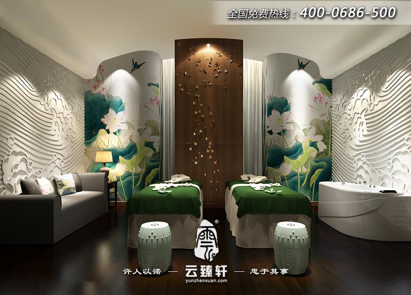 禪意風格美容院設(shè)計圖片