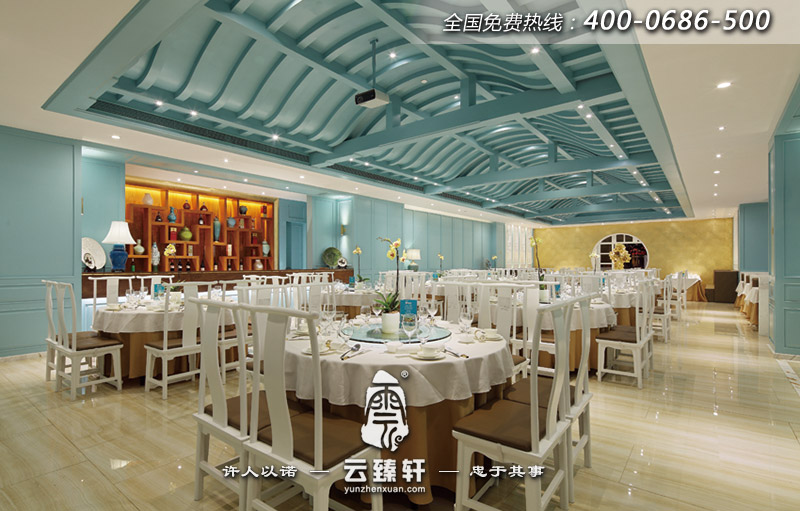 中式餐廳大廳設(shè)計(jì)圖片