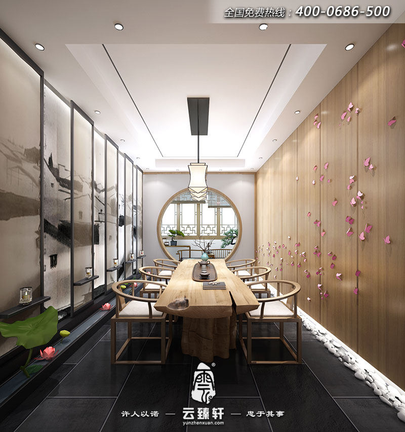 美容SPA會(huì)所的茶室設(shè)計(jì)效果圖