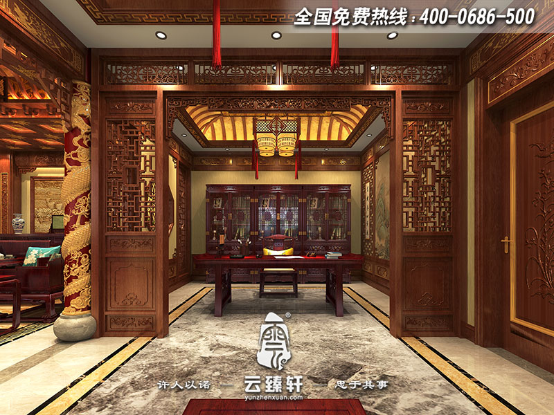 四合院書畫室設(shè)計(jì)效果圖