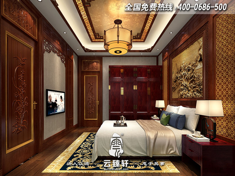 古典四合院客房設(shè)計(jì)效果圖