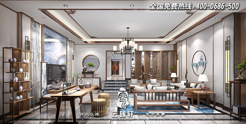中式別墅室內(nèi)設(shè)計圖片